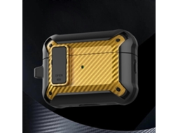 Capa protetora de fibra de carbono Bumblebee para AirPods Pro 2 GIECY