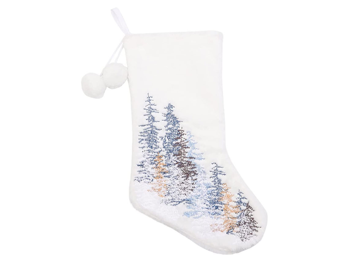 Laxiscreed Decoração Natalina Com Bolas De Pom-pom E Espaço Para Presentes