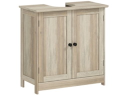 Móvel para Lavabo,armário de Banheiro com 2 Portas,prateleira Ajustável,antiumidade,60x30x60cm,cinza BTFORUS