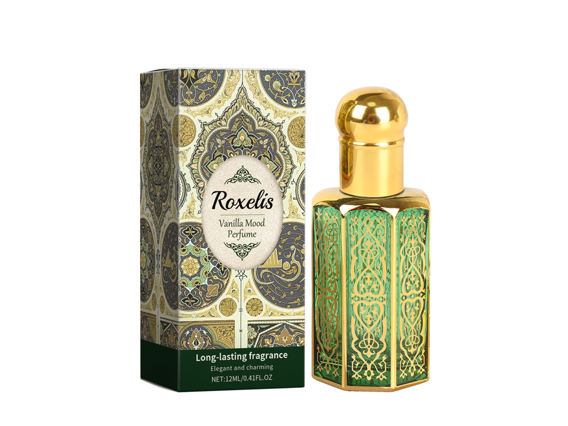 Perfume Roxelis, Baunilha Elegante e Duradoura Ao Estilo Árabe, Portátil com a Assinatura LAXISCREED