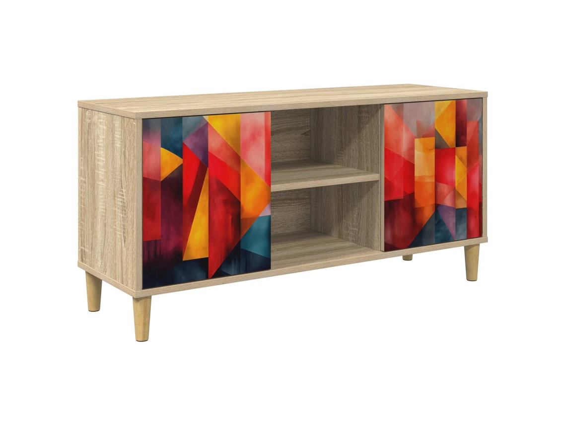 Vidaxl Gabinete Para Tv Heesch 102 X 33 X 50 Cm Sonoma