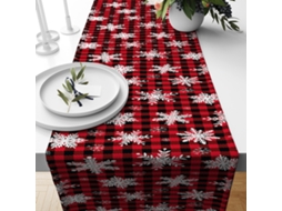 Mesa de Natal Roda de Mesa para Decoração de Cozinha no Inverno NEVEANCE