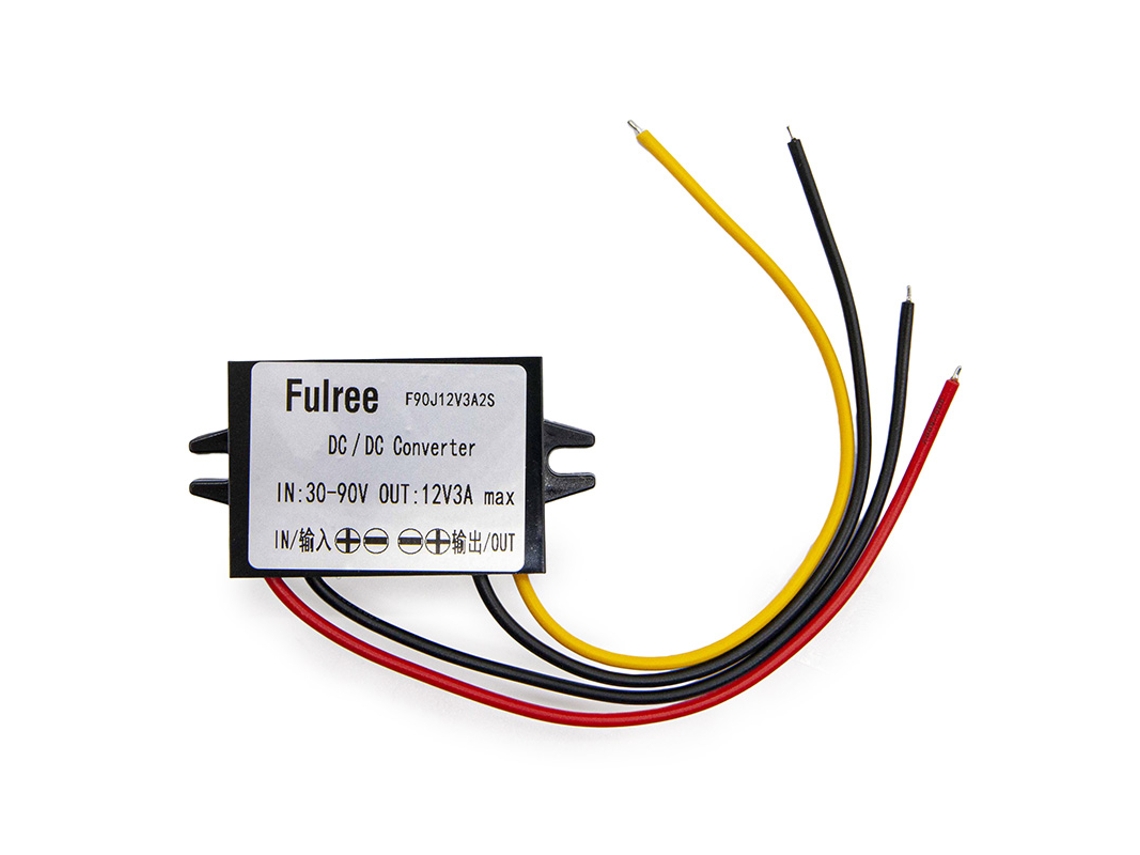 Conversor Dc 30-90v Para 12v 3a [fulree]
