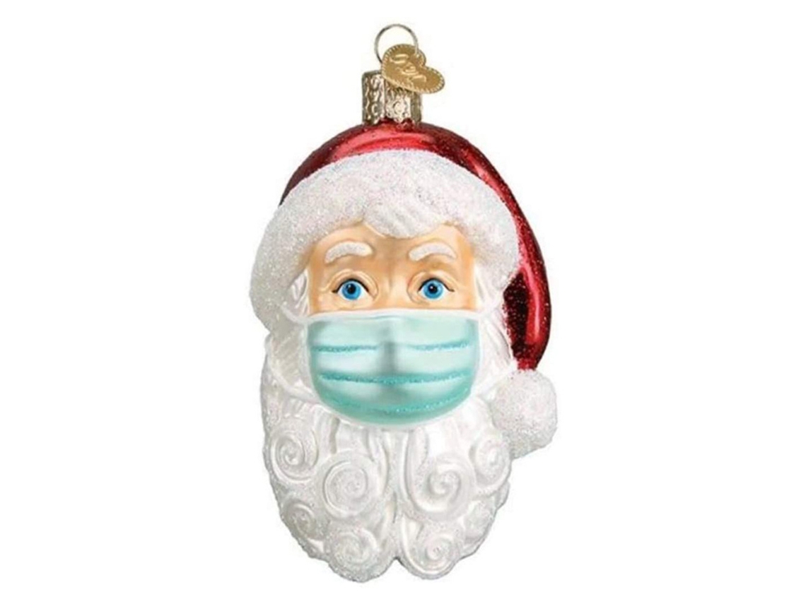 Pingente de Papai Noel em Resina para Árvore de Natal Decorativo Xmas Presente Festivo S/MARCA