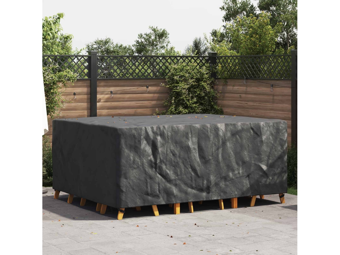 Vidaxl Capa Para Móveis Liso Preto 220 X 190 X 85 Cm 420d