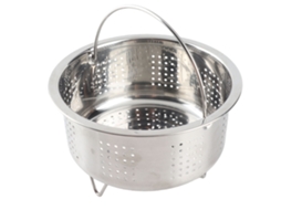 Vaporizador De Alimentos Em Aço Inoxidável 304 Da Laxiscreed, Com Alças, Para Múltiplos Ambientes De Cozinha