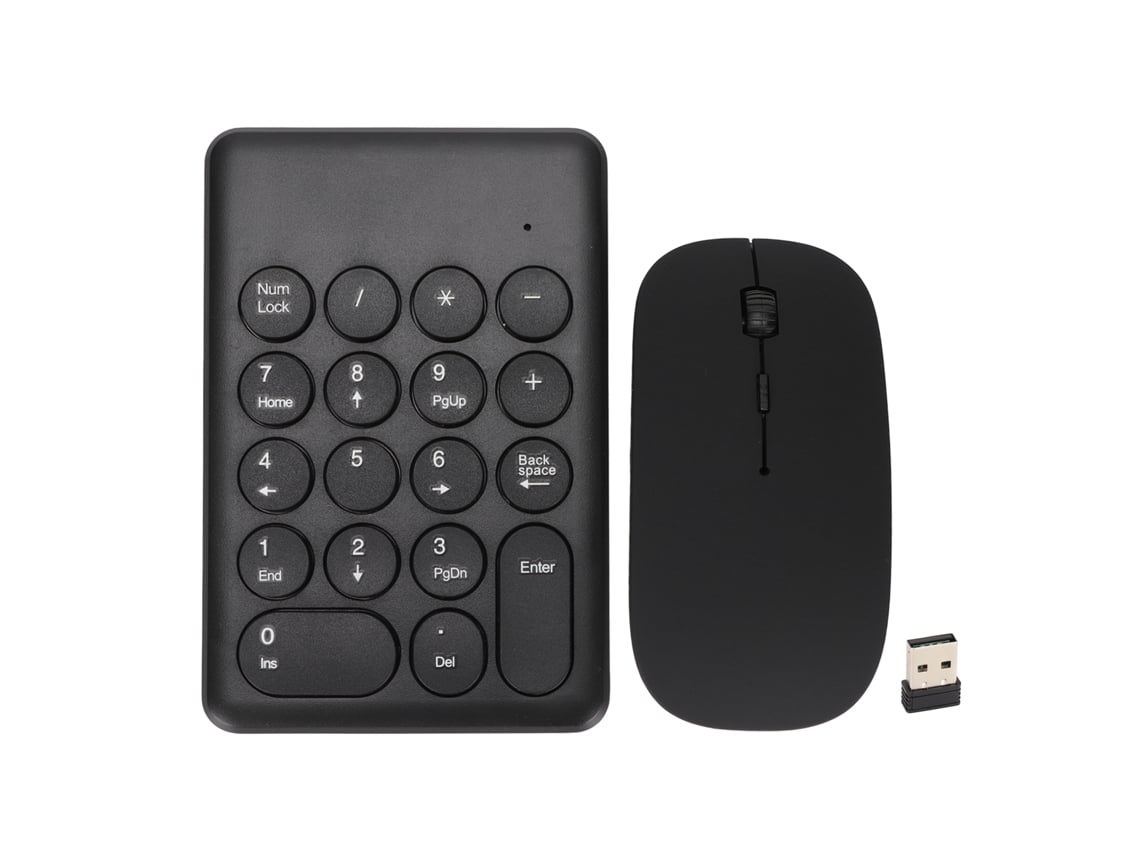 Teclado Sem Fio Mini com Touchpad Iluminação | S/MARCA