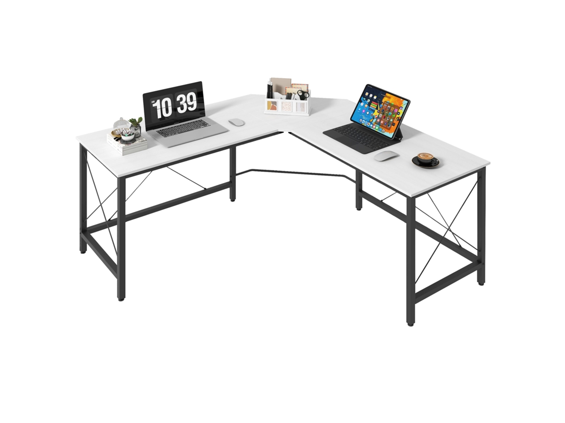 Mesa Escritorio Esquinero BTFORUS com estrutura de Aço, carga 70kg,150x150x76cm