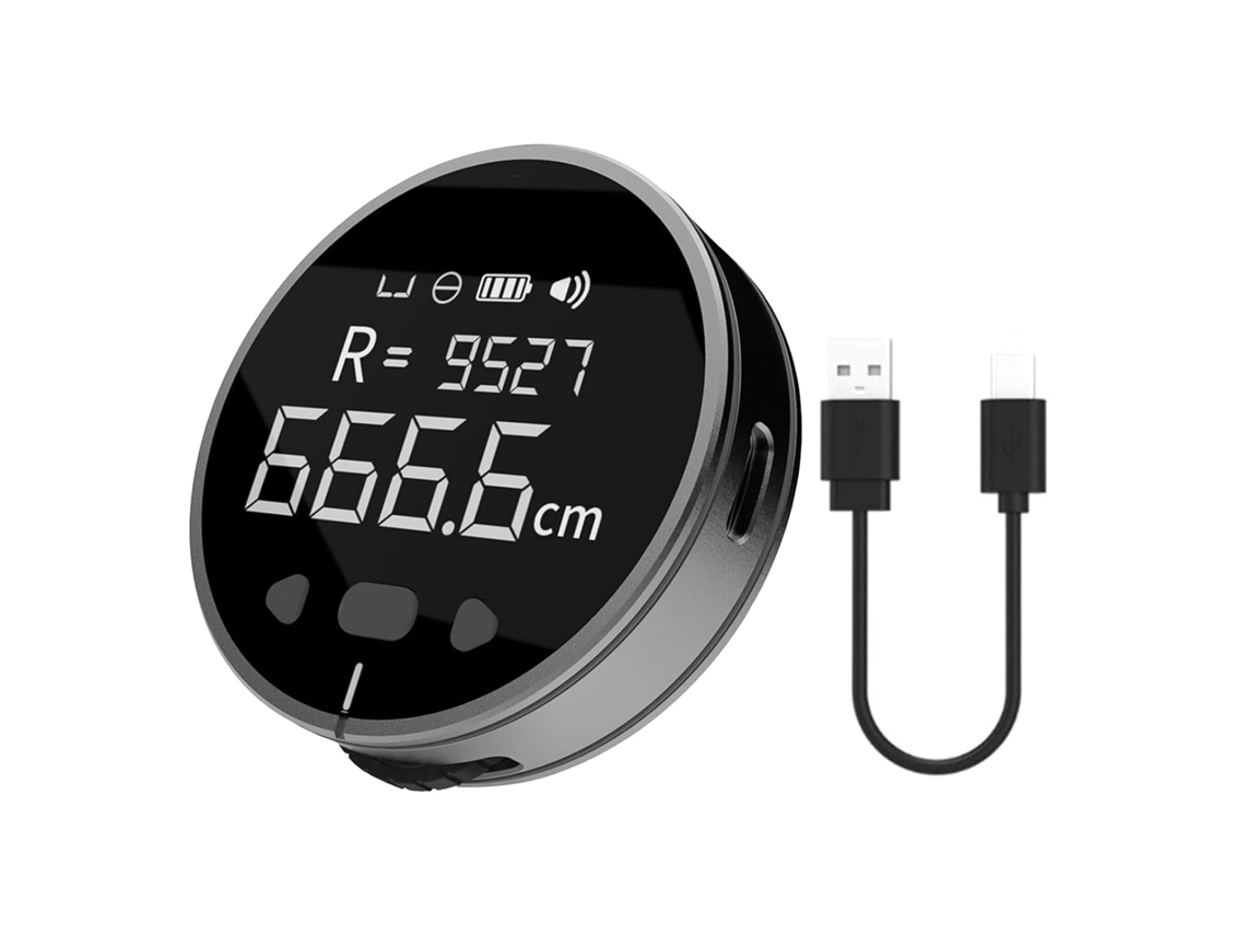 Fita Métrica Digital Com Visor Lcd, Régua De Rolo, Ferramenta Medição