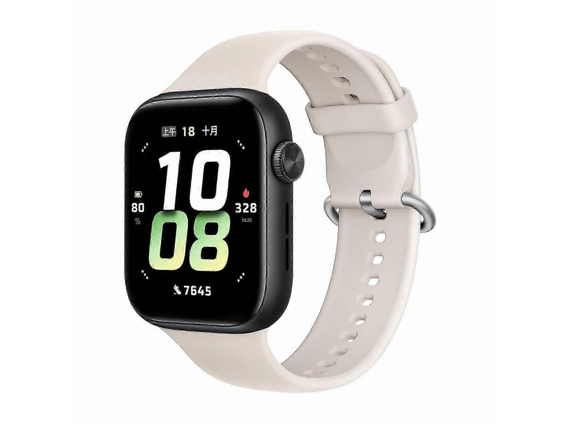 Pulseira De Silicone Com Fivela Prateada Compatível Com Smartwatch.