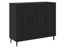 Buffet MAISON EXCLUSIVE Carvalho Preto 90x34x80 cm Madeira Processada