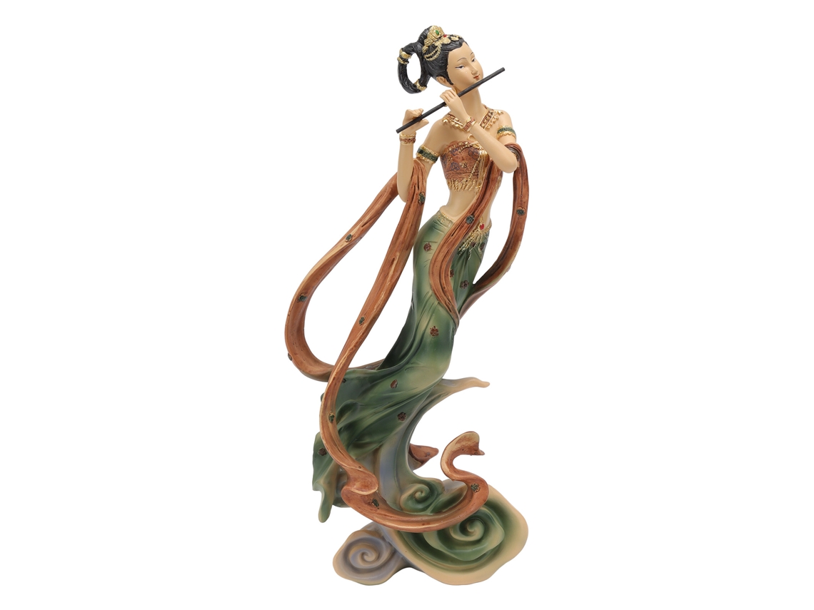 Estatua Resina Mulher Clássica Chinesa LAXISCREED
