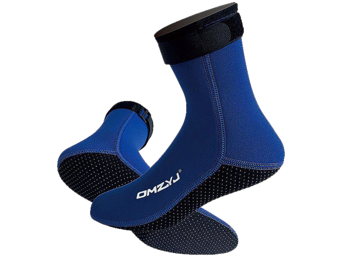Meias De Mergulho 3mm Aquecedoras Antiderrapantes Para Snorkeling E Praia