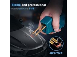 Máquina De Soldadura De Plásticos Portátil Kit De Reparación De Grietas De Paneles De Coches Con 400 Clavos Termofusibles