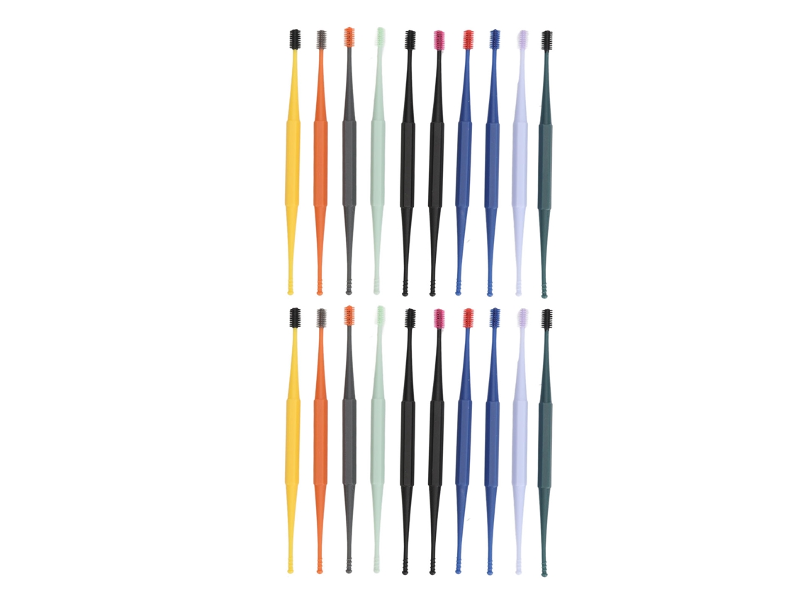 20 Peças De Curet De Cera Auditiva Anti-quebra Incolor Resistente Seguro Design Espiral De Duas Extremidades Para Casa