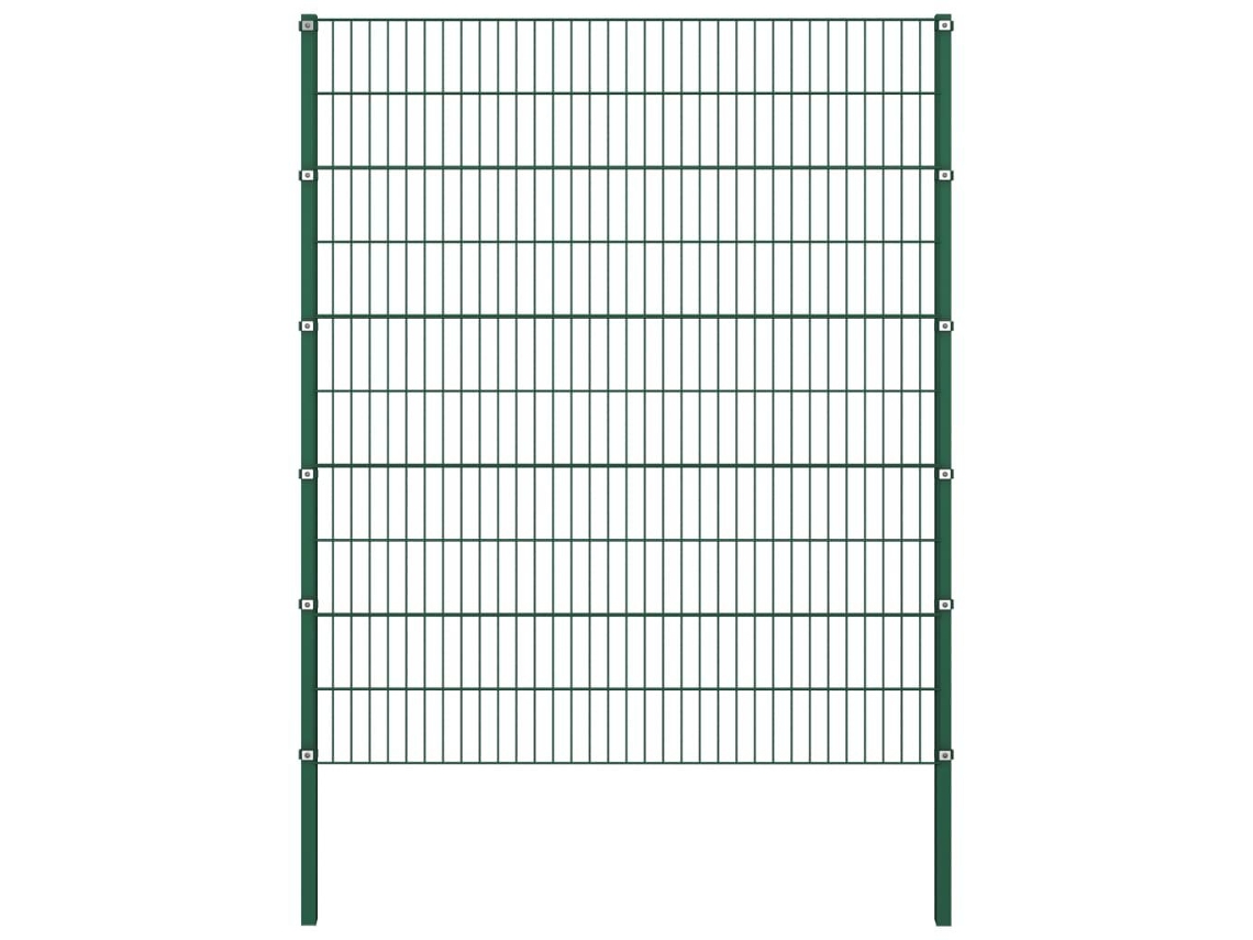 Fence Panel, Fence Panels Vidaxl Verde Ferro (n/a)