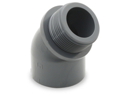Cotovelo 45º Pvc Pressão Macho Misto 63X2 HIDROTEN