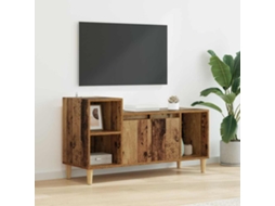 Vidaxl Gabinete Para Tv 100 X 35 X 55 Cm Madeira Antiga