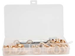Conjunto de 50 Ilhós Latão