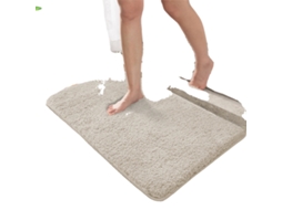 Tapete De Banheiro, Design Antiderrapante, Rápida Absorção De Umidade, 600mmx900mm, Damasco