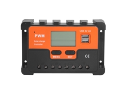 Controlador de Carga Solar Primerox 12v/24v 30a com Usb