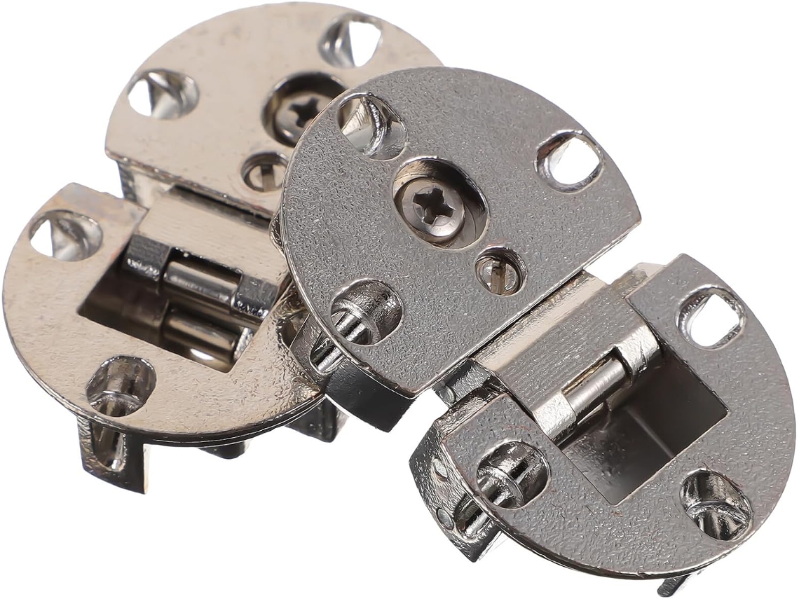 Conjunto De 2 Dobradiças Articuladas Em Liga Zinco Com Amortecedores