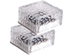 Conjunto De 2 Luminárias Solares De Jardim À Prova D'água E Duráveis.