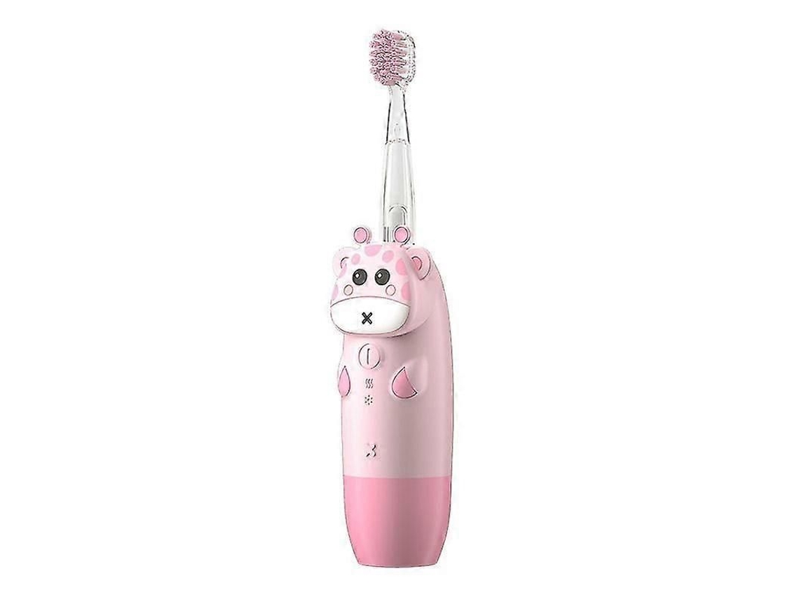 Escovas De Dentes Elétricas, Escova De Dentes Infantil De Viagem Para Bebês, Escovas De Dentes Infantis Com Animais (rosa)