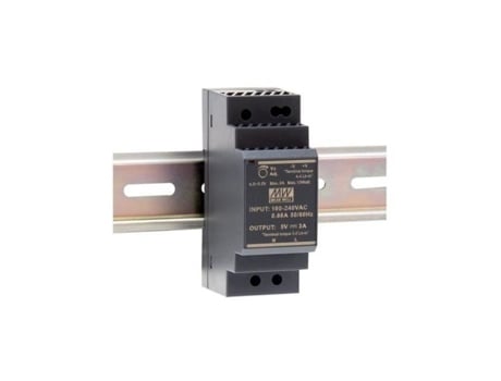 Mean Well Fonte De Alimentação 1 Saída 30 W 24 V 1,5 A Montagem Em Trilho Din Para Uso Industrial Meanwell