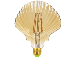 Lâmpada Led Decorativa 3d em Formato de Concha, E27, Dourada, 220v, para Lustres e Iluminação de Festas. SFUSHOS