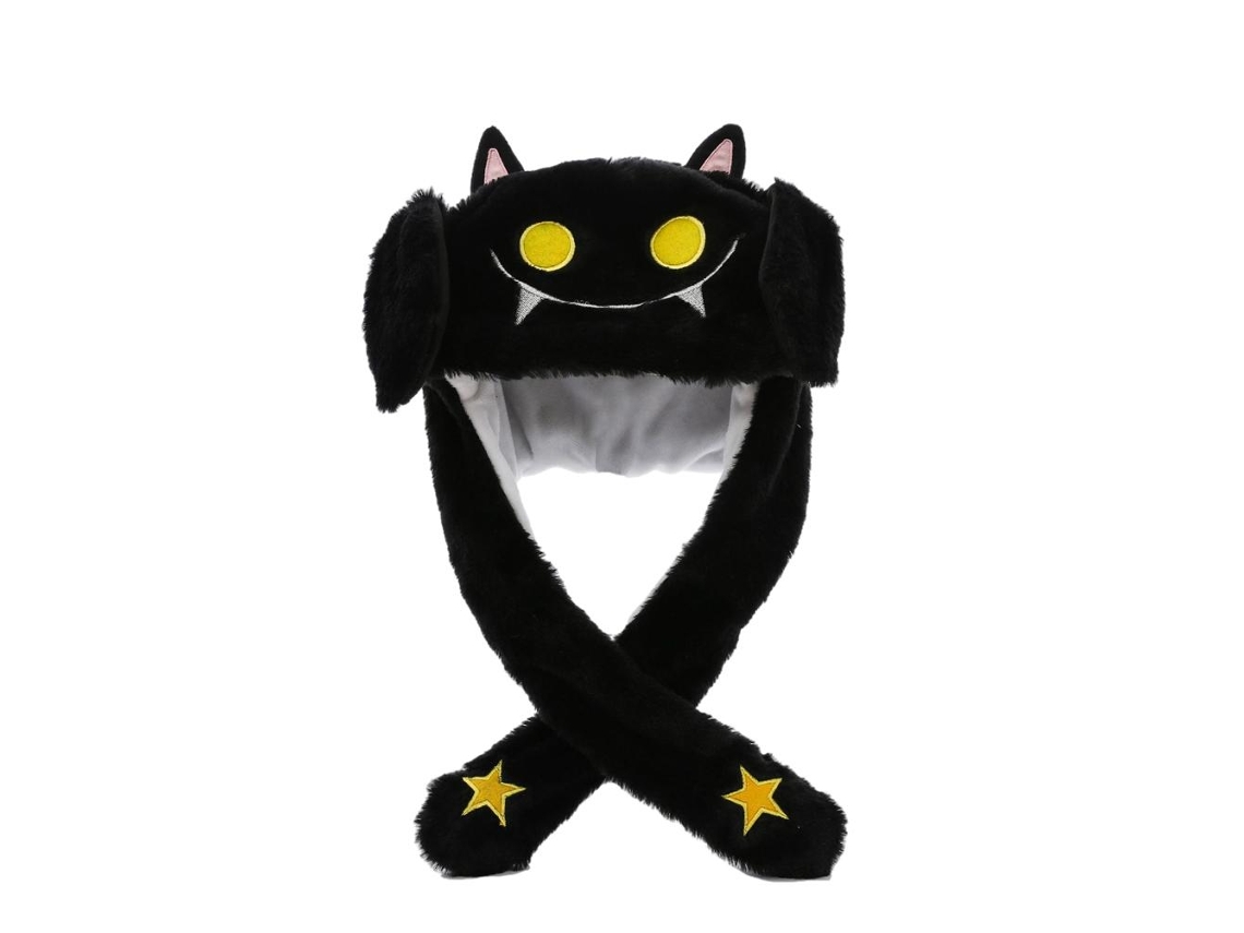 Chapéu De Peluche Laxiscreed Com Orelhas Móveis Para Halloween E Cosplay Divertido