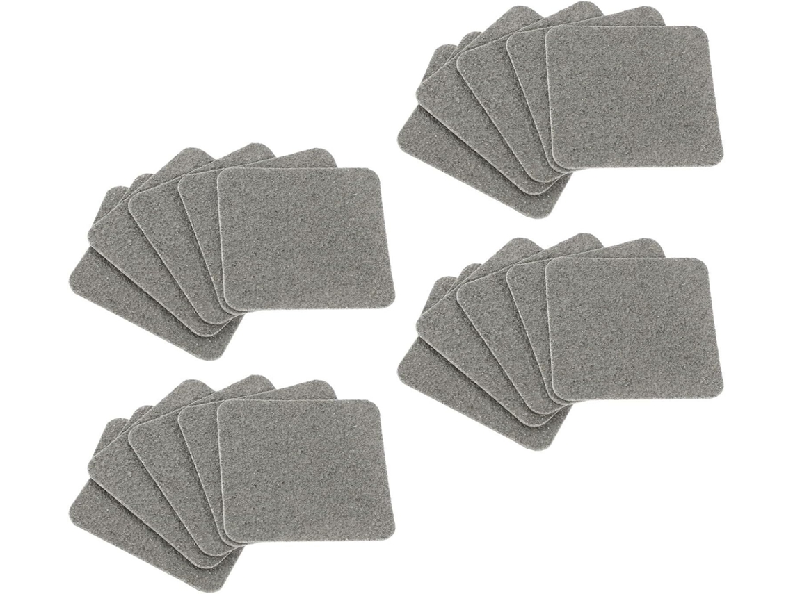 Conjunto De 20 Protetores Mesa Antiderrapantes, Textura Espessa, Material Pvc E Pet, Alta Resistência Ao Peso, Ideais