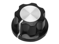 Laxiscreed Botão De Potenciômetro Com Design Castelhado Para Controle De Volume Em Áudio E Som