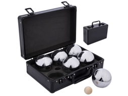 Estojo De Petanca Não Especificado 6 Bolas De Metal 74 Mm 720 G Alumínio Preto Engelhart