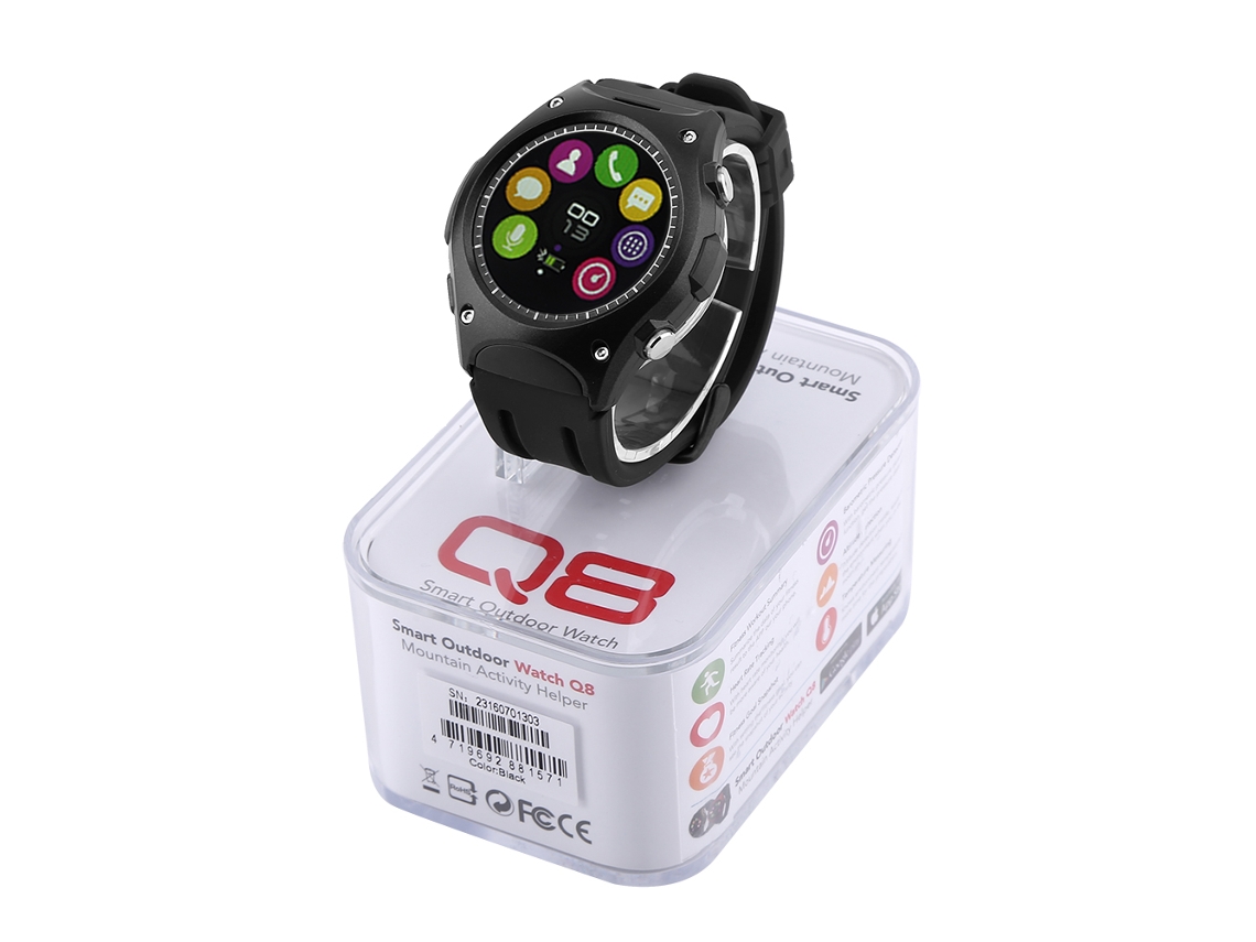 Relógio Inteligente EOOCOO com monitoramento de frequência cardíaca e Bluetooth