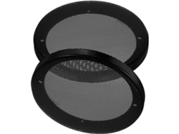 Capas Para Alto-falantes De Carro De 6 Polegadas Em Ferro E Plástico Preto, 2 Peças.
