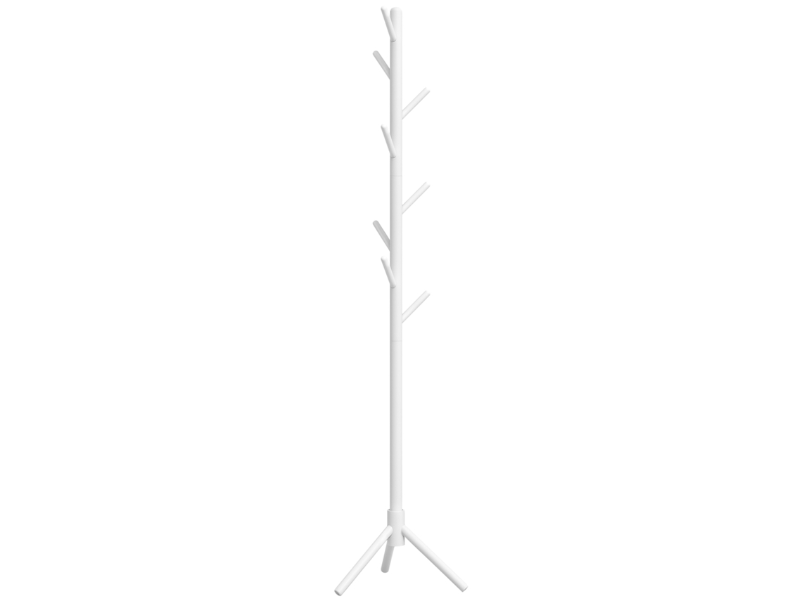 Cabide BTFORUS em Madeira, ideal para corredores brancos com design moderno e prático, durável e resistente (40x165 cm).