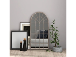Vidaxl Espelho Em Ferro P/ Uso No Interior 90x45 Cm Cor Areia