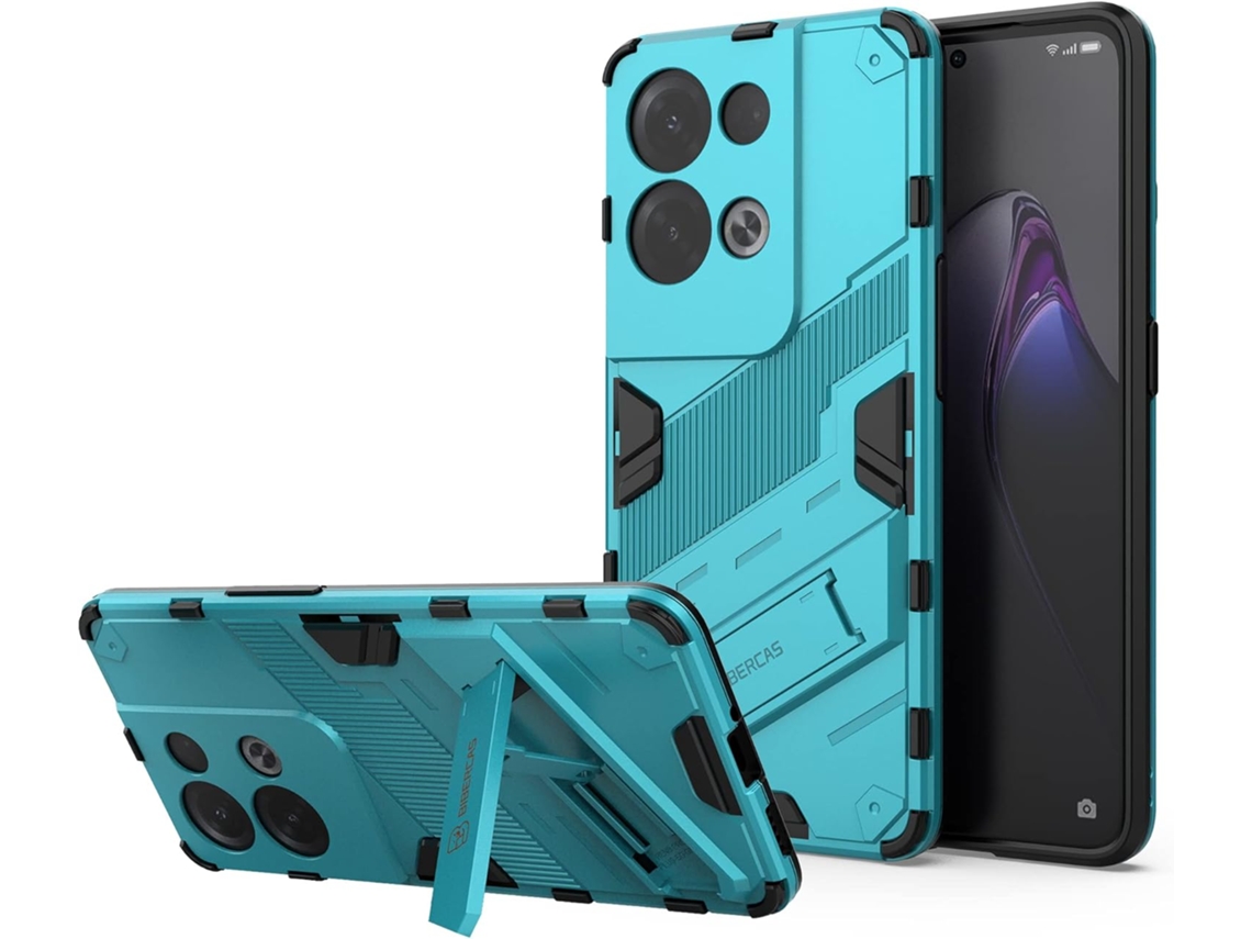 Capa Invisível Nível Militar Antiqueda para Oppo Reno8 Pro/8 Pro HONGWE. Magnética Azul