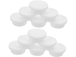Cabilock 12-tampas De Silicone Redondas Em Formato T Para Derramamento, Cores Sortidas