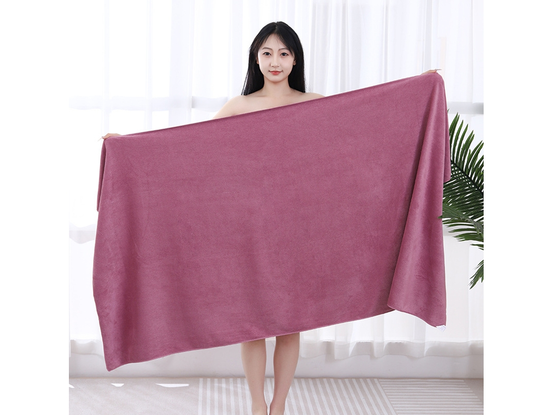 Toalhas De Banho Em Algodão 80x180cm Jumbo Extra Grandes macias, Absorventes, Espessas, Qualidade De Hotel De Luxo Rosa Hexinyigjly