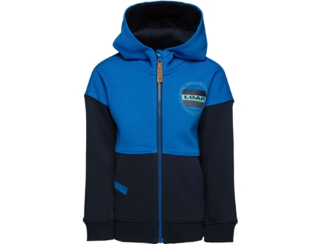 Moletom Infantil Azul Say Blue Tamanho 112-116 Glemo