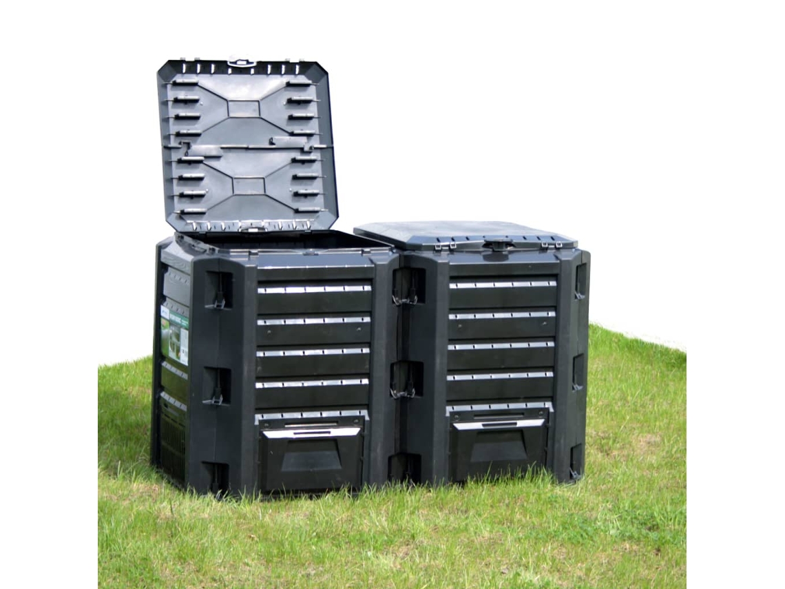 Vidaxl Caixote De Compostagem Para Jardim 1200 L