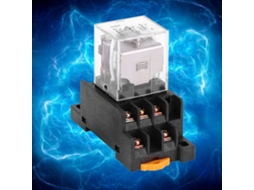 Laxiscreed Relé Eletromagnético Intermédio 24vdc Com Base De Cabeça Socket