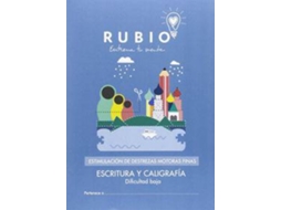 Livro Estimulación de destrezas motoras finas escritura y caligrafía de Fundación Cuadernos Rubio (Espanhol)
