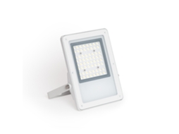 Foco Projetor LED 50W Regulável TRIAC 170 lm/W IP65 ELEGANCE Slim PRO Branco 4000K Branco neutro Assimétrica 30ºx90º LEDKIA