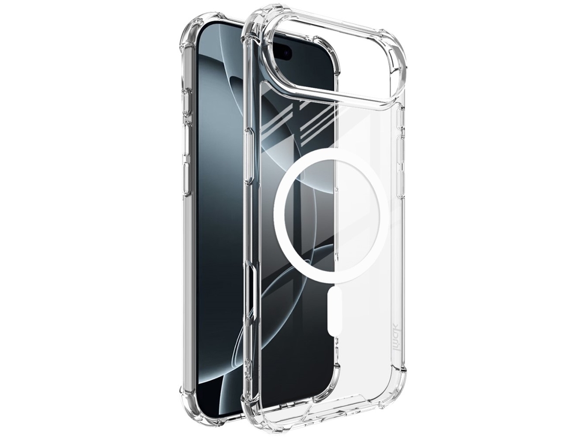 Capa Transparente Imak Para Iphone Air Com Magsafe, À Prova De Choque E Transparente.
