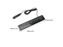 Painel De Matriz Led Com Controle Remoto: Letreiro Rolante Programável Para Loja, Carro, Bar, Hotel Z741w Branco