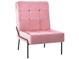 Vidaxl Cadeira De Descanso 65x79x87 Cm Veludo Rosa