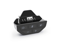 Controlador De Adaptador De Fone De Ouvido Universal Adaptador De Fone De Ouvido Estéreo, Abs, Preto